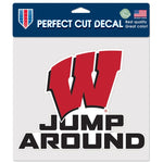 Wholesale-Wisconsin Badgers Perfect Cut Color Decal 8" x 8"