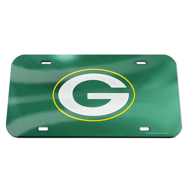 Green Bay Packers Logo Specialty Acrylic License Plate