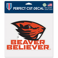 Wholesale-Oregon State Beavers SLOGAN Perfect Cut Color Decal 8" x 8"