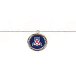 Arizona Wildcats Bracelet w/Charm Jewelry Carded