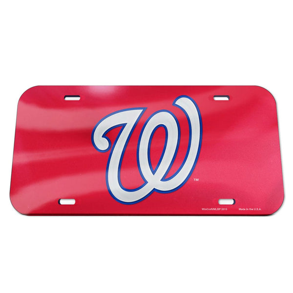 Washington Nationals Specialty Acrylic License Plate