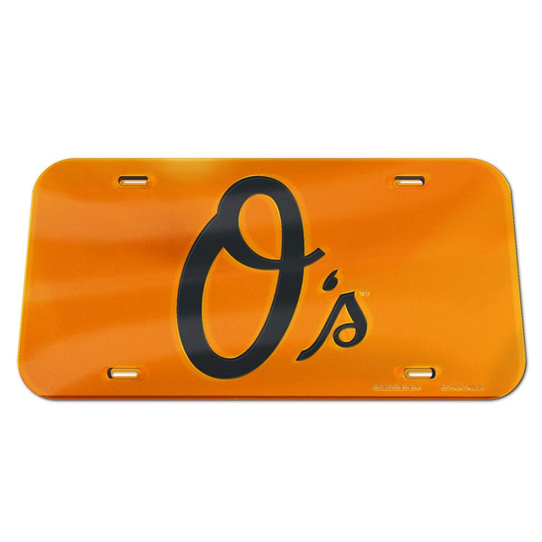 Baltimore Orioles Specialty Acrylic License Plate