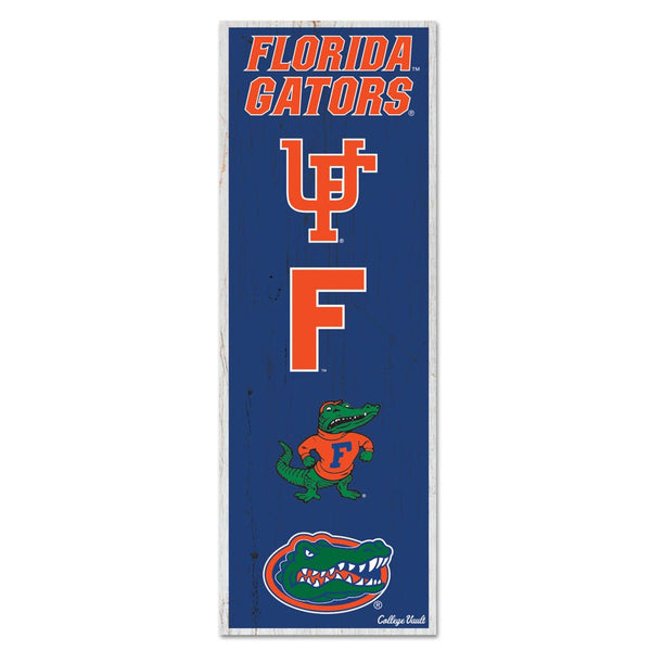 Florida Gators /College Vault Wood Sign 6" x 17"