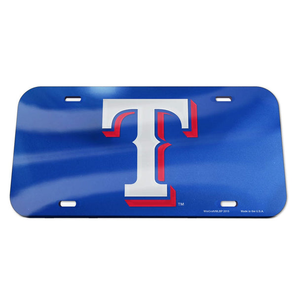Texas Rangers Specialty Acrylic License Plate
