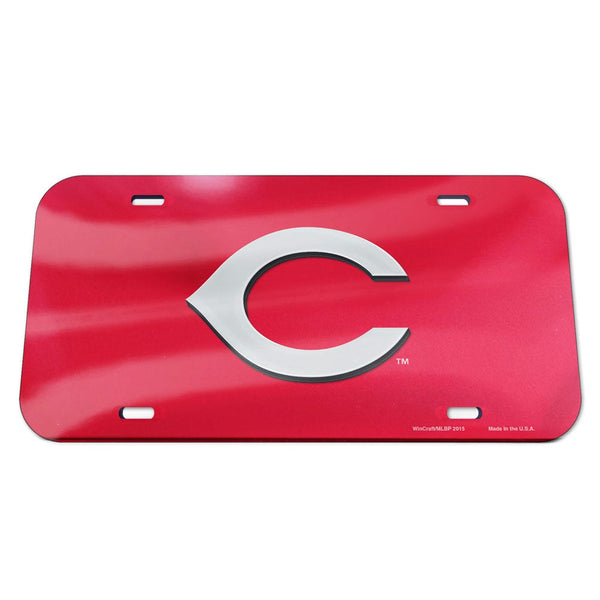Cincinnati Reds Specialty Acrylic License Plate