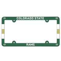 Colorado State Rams Lic Plate Frame Full Color