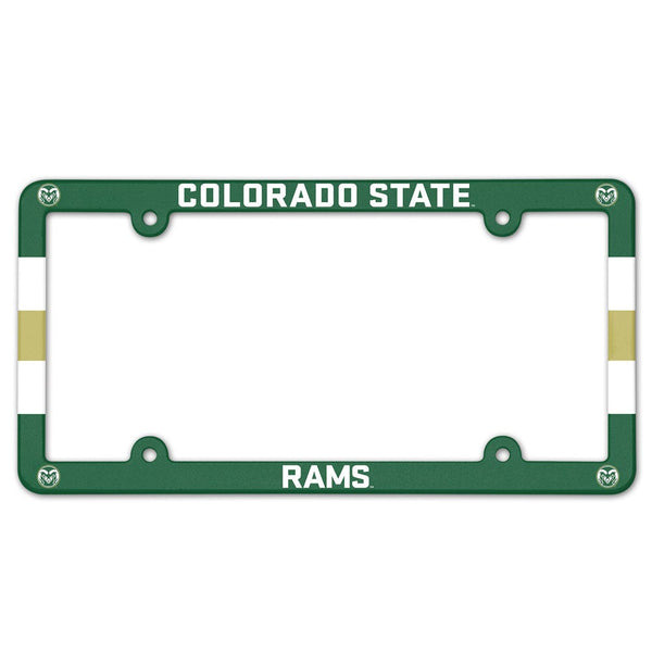 Colorado State Rams Lic Plate Frame Full Color