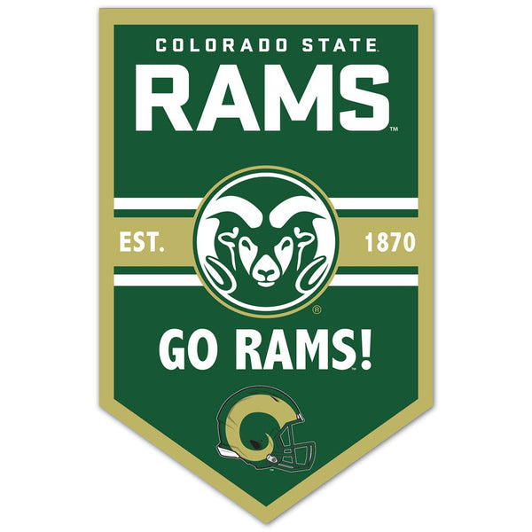 Colorado State Rams Wood Sign 11" x 17" 1/4" thick