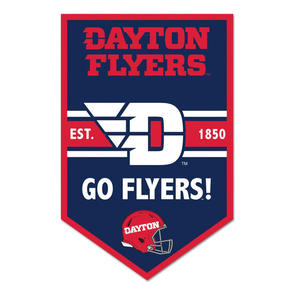 Dayton Flyers Wood Sign 11" x 17" 1/4" thick