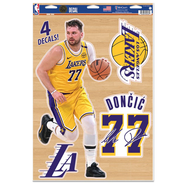 Los Angeles Lakers Multi-Use Decal 11" x 17" Luka Doncic