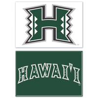 Wholesale-Hawaii Warriors Rectangle Magnet, 2pack 2" x 3"