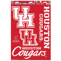 Houston Cougars Multi-Use Decal 11" x 17"