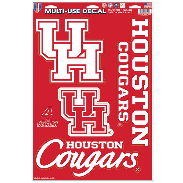 Houston Cougars Multi-Use Decal 11" x 17"