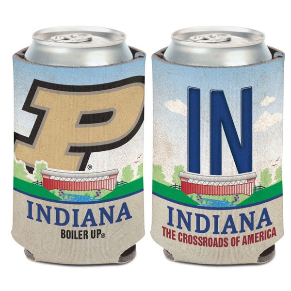 Wholesale-Purdue Boilermakers LICENSE PLATE Can Cooler 12 oz.