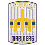 Seattle Mariners Cooperstown Wood Sign 11" x 17" 1/4" thick