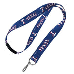 Texas Rangers Lanyards w/Breakaway 1"