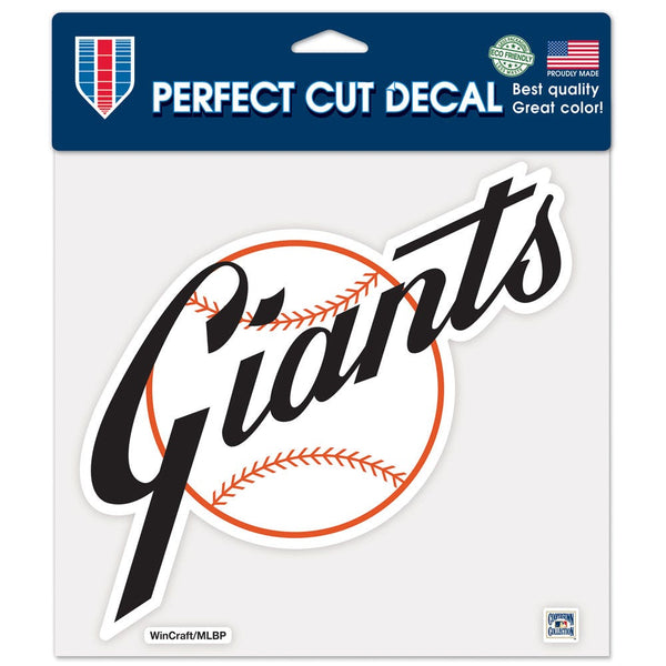 San Francisco Giants / Cooperstown Cooperstown Perfect Cut Color Decal 8" x 8"