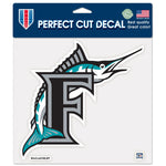 Miami Marlins / Cooperstown cooperstown Perfect Cut Color Decal 8" x 8"