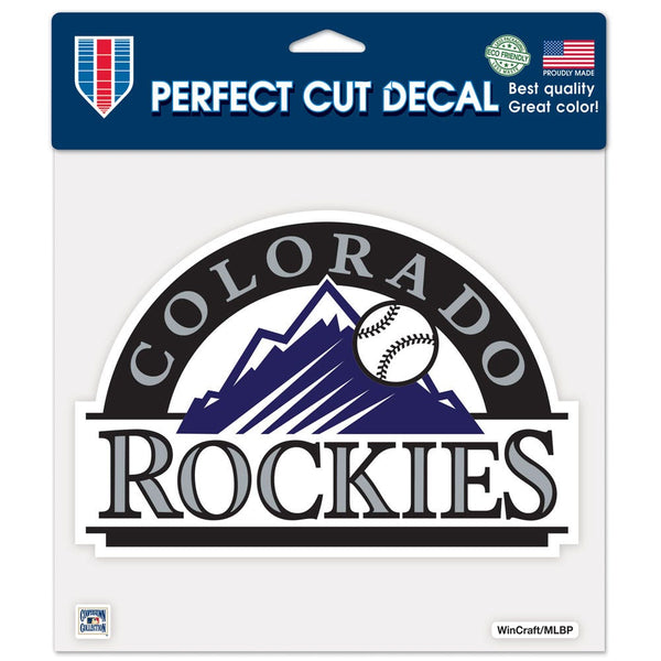 Colorado Rockies / Cooperstown cooperstown Perfect Cut Color Decal 8" x 8"