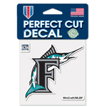 Miami Marlins / Cooperstown Cooperstown Perfect Cut Color Decal 4" x 4"
