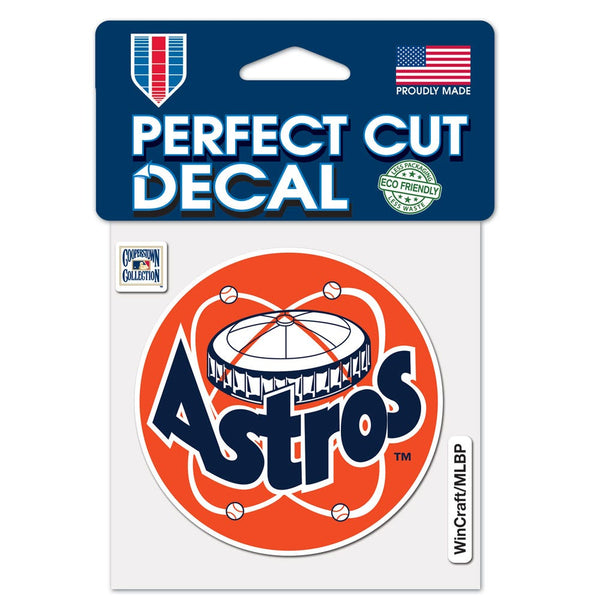 Houston Astros / Cooperstown Cooperstown Perfect Cut Color Decal 4" x 4"