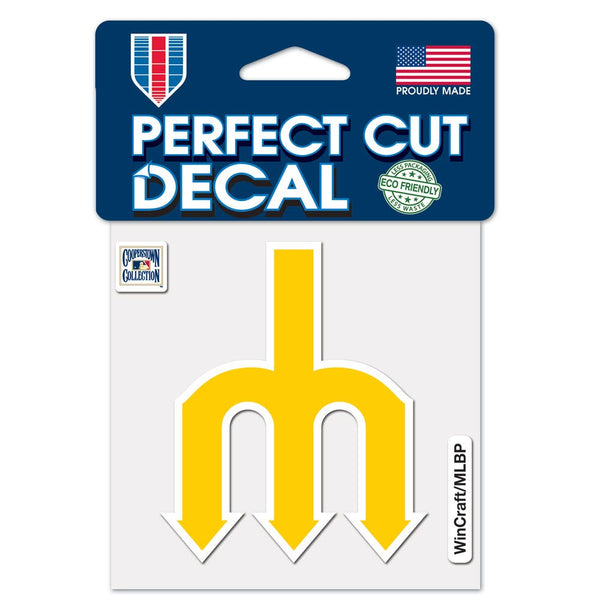 Seattle Mariners / Cooperstown Cooperstown Perfect Cut Color Decal 4" x 4"