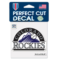 Colorado Rockies / Cooperstown Cooperstown Perfect Cut Color Decal 4" x 4"