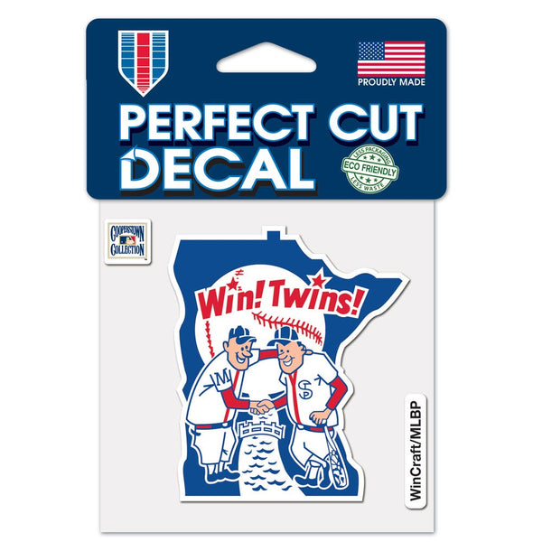 Minnesota Twins / Cooperstown Cooperstown Perfect Cut Color Decal 4" x 4"