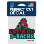 Arizona Diamondbacks Perfect Cut Color Decal 4" x 4"