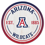 Arizona Wildcats GRADIENT Wood Sign ESTABLISHED