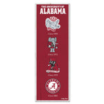 Alabama Crimson Tide /College Vault Wood Sign 6" x 17"