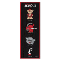 Cincinnati Bearcats /College Vault Wood Sign 6" x 17"