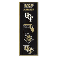 UCF Knights /College Vault Wood Sign 6" x 17"