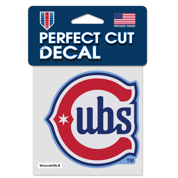 Chicago Cubs Perfect Cut Color Decal 4" x 4"