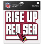 Arizona Cardinals Slogan Perfect Cut Color Decal 8" x 8"