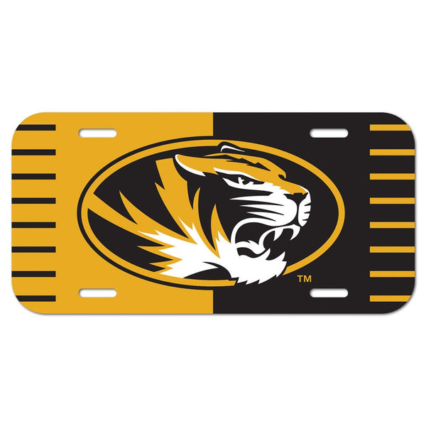 Missouri Tigers License Plate
