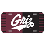 Montana Grizzlies License Plate