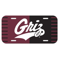 Montana Grizzlies License Plate