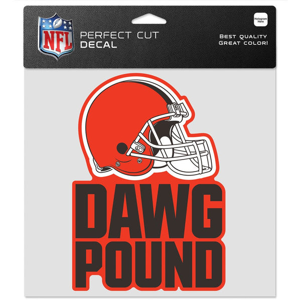 Cleveland Browns SLOGAN Perfect Cut Color Decal 8" x 8"