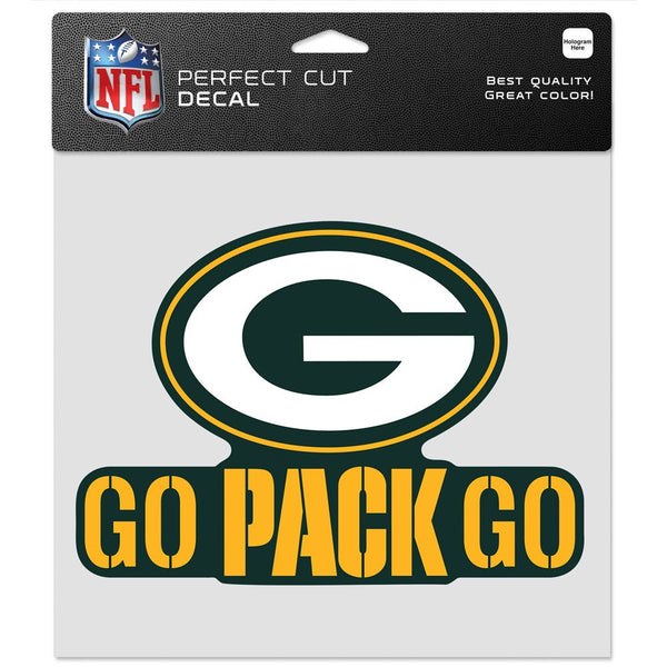 Green Bay Packers Perfect Cut Color Decal 8" x 8"