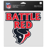 Houston Texans SLOGAN Perfect Cut Color Decal 8" x 8"
