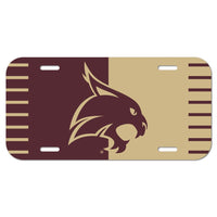Texas State Bobcats License Plate