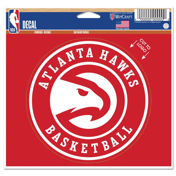 Atlanta Hawks Multi-Use Decal - cut to logo 5" x 6"