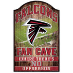 Atlanta Falcons Wood Sign 11" x 17" 1/4" thick