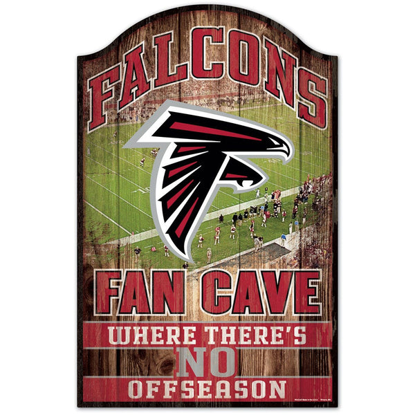 Atlanta Falcons Wood Sign 11" x 17" 1/4" thick