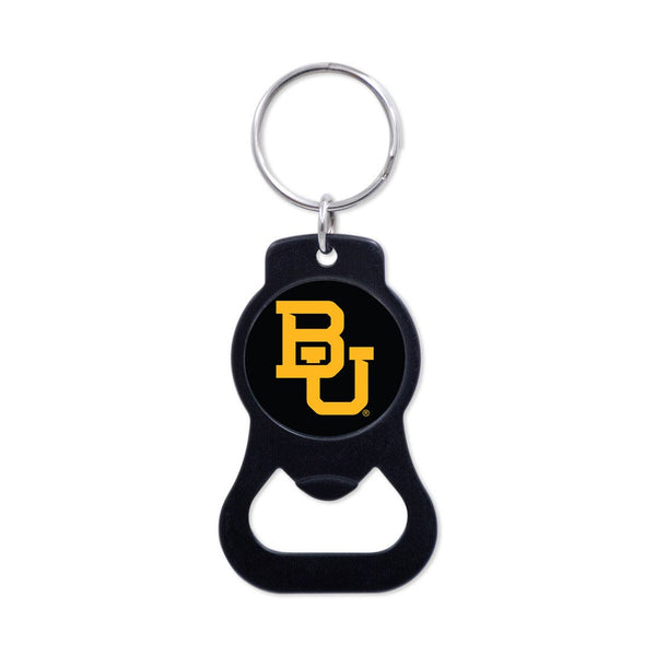 Baylor Bears Black Bottle Opener Key Ring