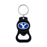 Brigham Young Cougars Black Bottle Opener Key Ring