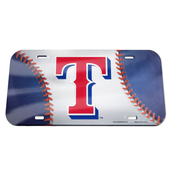 Texas Rangers Specialty Acrylic License Plate