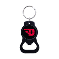 Dayton Flyers Black Bottle Opener Key Ring