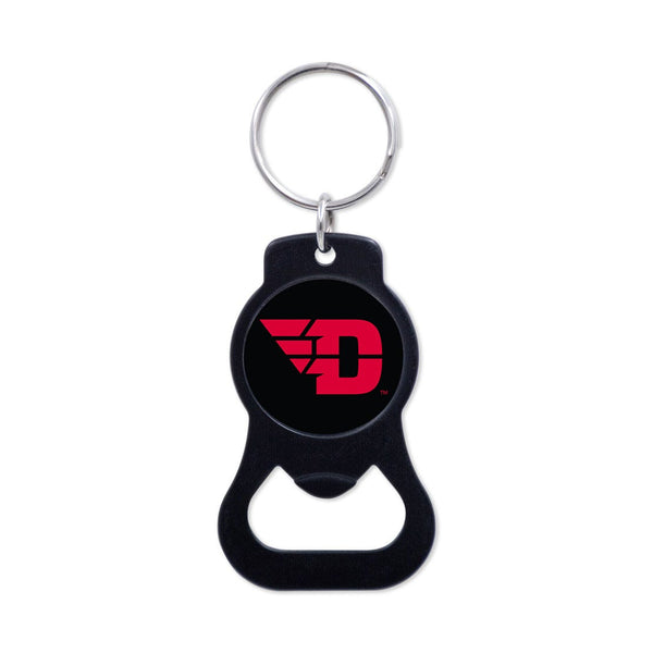 Dayton Flyers Black Bottle Opener Key Ring